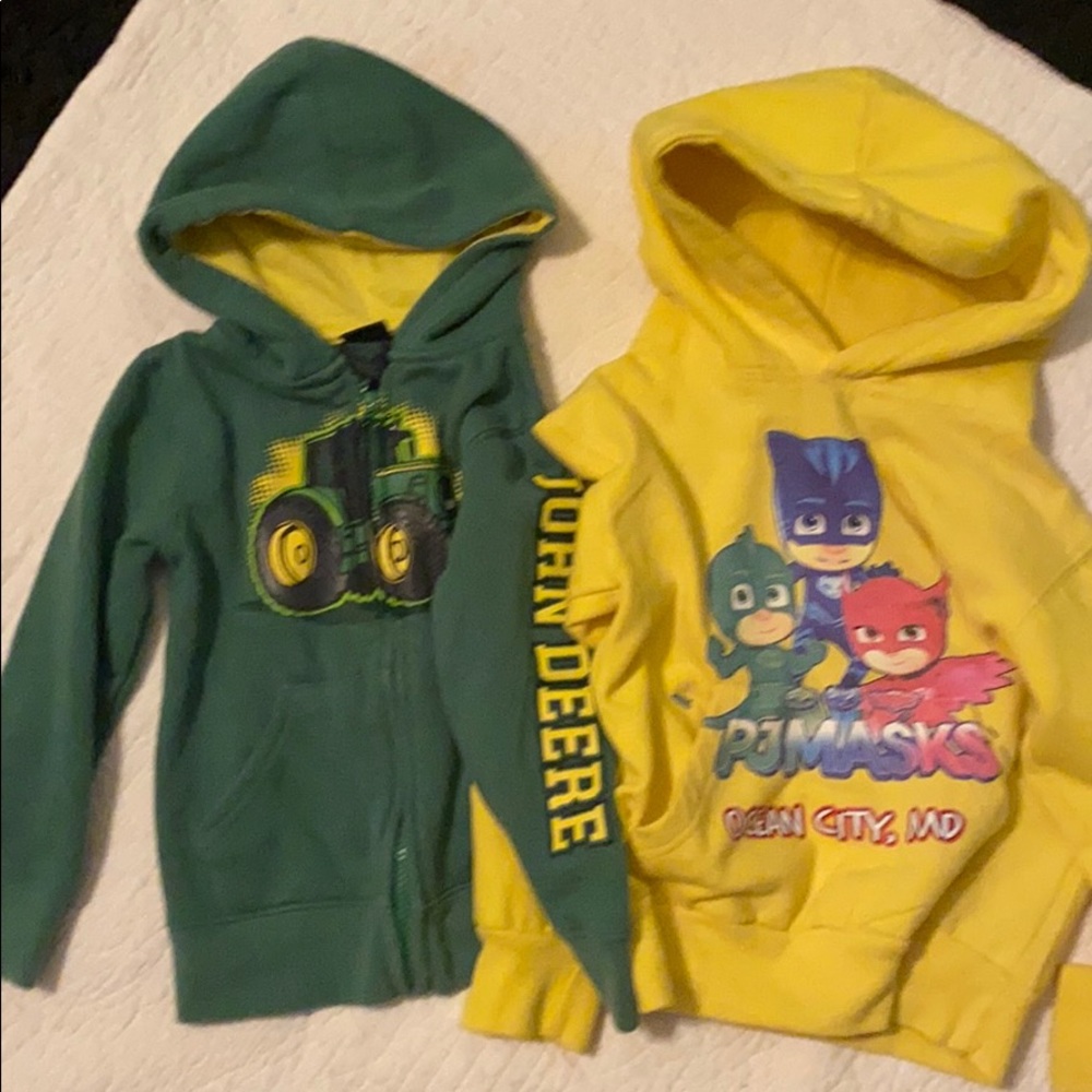 John Deere zip up hoodie as pj mask hoodie